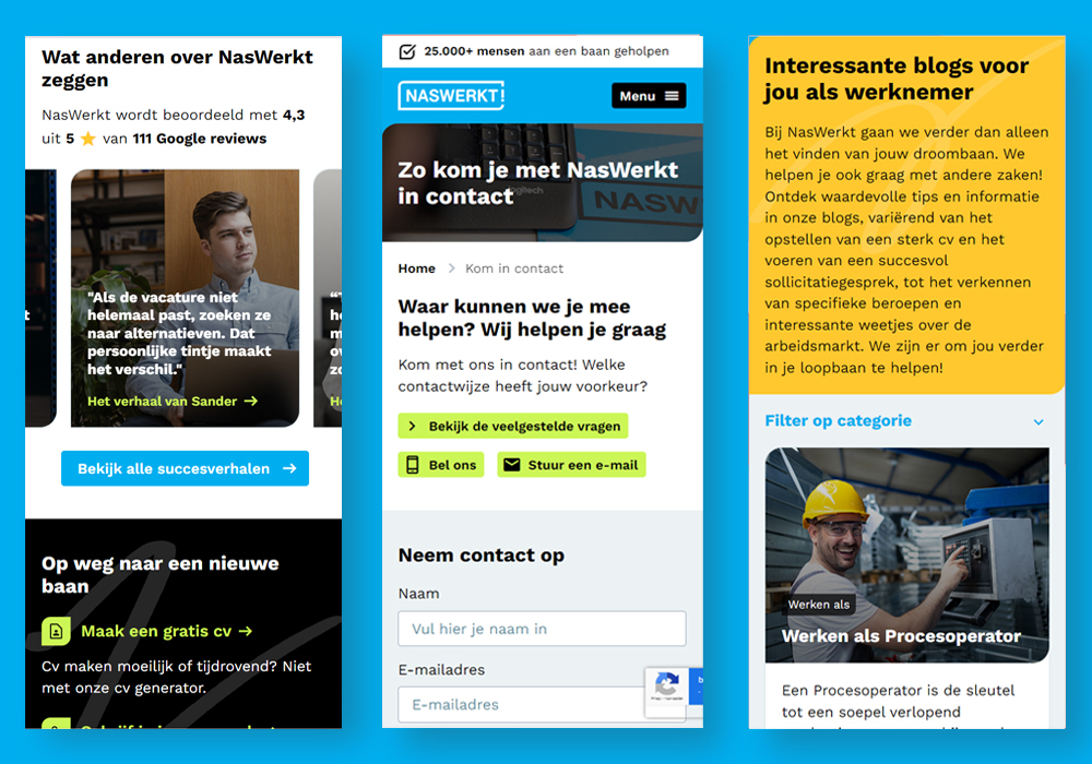 Ontdek wat er voor verbeterd is aan de nieuwe website van NasWerkt